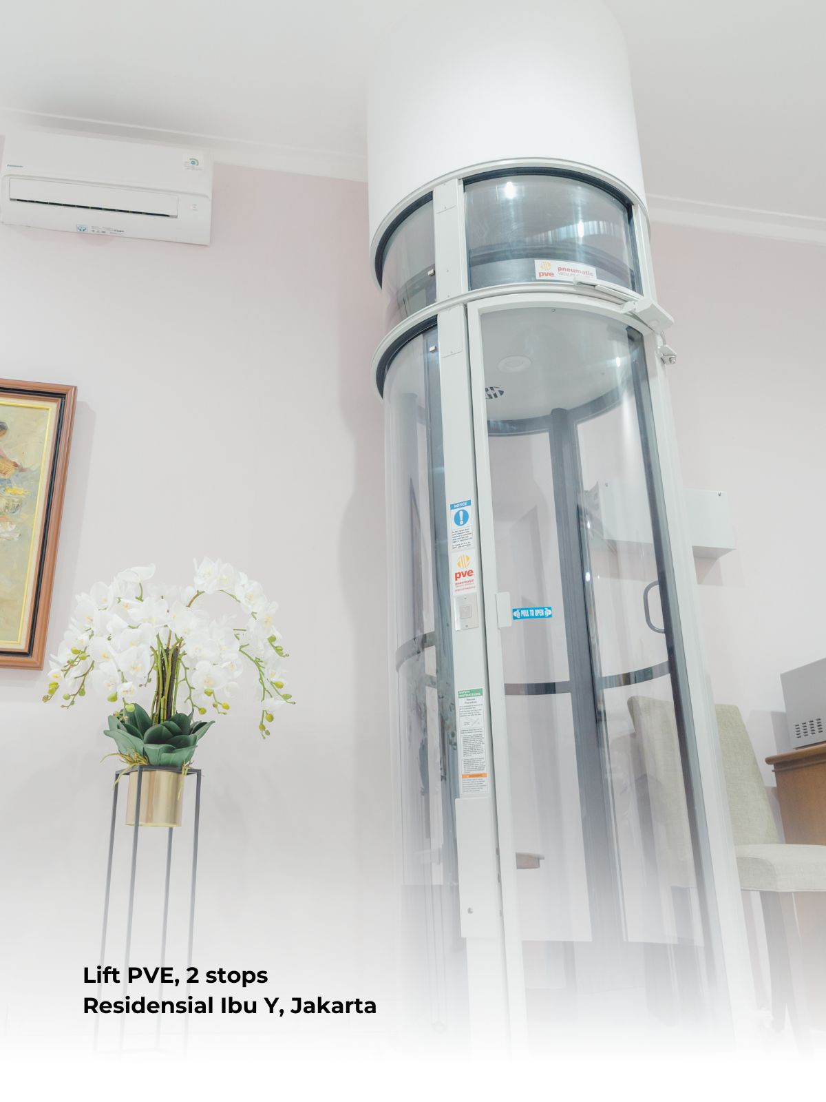 lift tabung pve super kecil